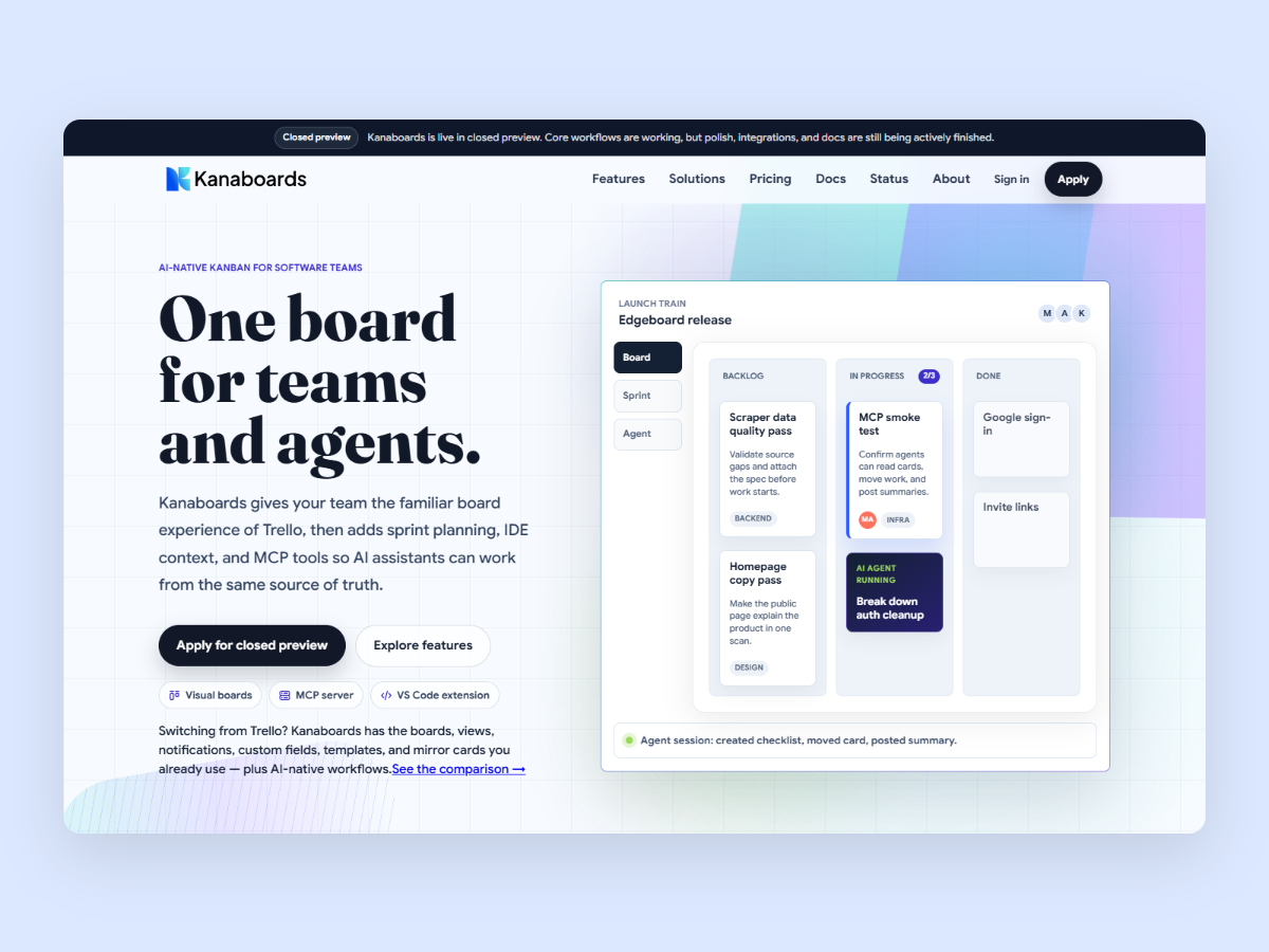 Kanaboards screenshot